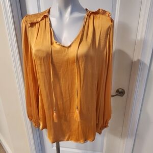 Tahari new with tags Large orange blouse